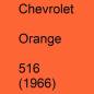 Preview: Chevrolet, Orange, 516 (1966).